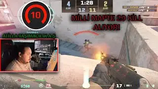 ATİLLA DUST 2'DE TAŞIYOR | CS2 FACEIT REKABET&Ccedil;İ #cs2