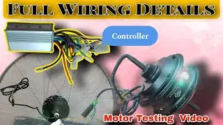 Cycle conversion kit full wiring details #lazylectro #electric #electriccycle #cyclebattery