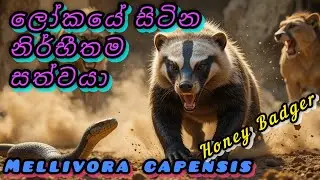 🦡 Honey Badger &ndash; ලෝකයේ බිය නොදන්නා සත්වයාගේ රහස් ගවේෂණයක්! 💀 colour sri lanka🌈️