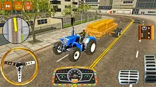 Driving Cargo Tractor in City - Cargo Tractor Trolley Game | Android Gameplay #2