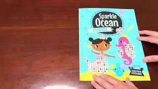 Peek Inside SPARKLE OCEAN GEMSTONE Sticker Book by Fox Chapel Publishing.