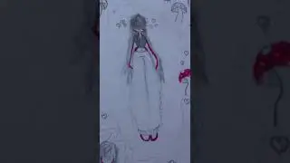 Alt drawing💕.                              Song:Masquerade