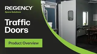 Преобразите рабочий процесс на кухне с помощью дверей Regency Traffic Doors.