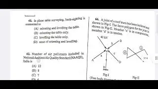 #WBMSC NKDA AE Civil exam 2026 official Question Paper . West bangal AE civil paper 2026.