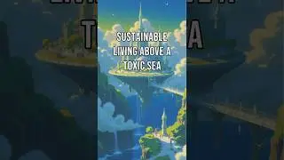 Sustainable Living Above a Toxic Sea #floatingcity #sustainability #shorts #community #innovation