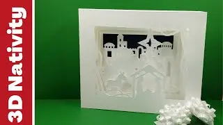 How to Assemble a Lori Whitlock Silhouette 3D Nativity Scene