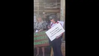 Brooklyn New York Adoptee Rights Protest at Helene Weinstein's' Office