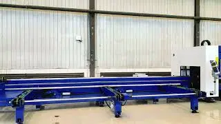 3kW 6m Double Chuck Pipe Cutting Machine With Automatic Feeding System