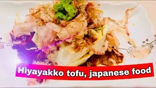 Hiyayakko tofu , japanese food