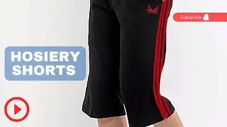 Single Jersey Hosiery Short Best For Summer | Men & Women | 100% Cotton