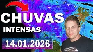 PREVIS&Atilde;O DO TEMPO PARA AMANH&Atilde; 14.01.2026 CHUVAS INTENSAS NO BRASIL
