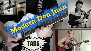 Rockabilly guitar lesson - Grady Martin, Buddy Holly - Modern Don Juan