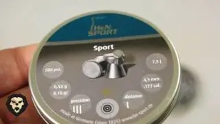 Пули пневматические H&N Sport 4,5 мм 0,53 грамма  (Видео-обзор)