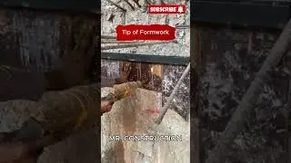 Tip for Formwork Installation #formwork #construction #engineering #building #workers #rebar