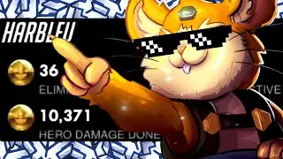 HARBLEU HAMMOND - TANK MAIN! 36 ELIMS! [ OVERWATCH SEASON 22 TOP 500 ]