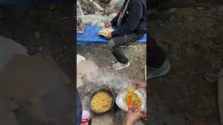 Maggie in Mountains #himalyanwarrior #maggi #mountains #trekking #karerilake #mountaincamping #trek