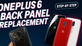 One plus 6 back panel replacement | how to change 1+6 back panel cover | #oneplus6