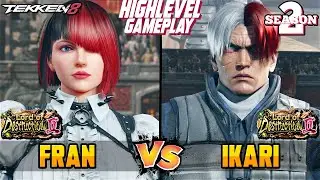 Tekken 8 &ndash; FRAN (Anna Williams) vs IKARI MISHIMA (Kazuya Mishima) &ndash; T8 High Level Gameplay!