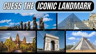 🗽🕌🗿🗺️ 🤯 Guess The Landmark Photo | 20 Famous Landmarks Quiz #fypシ #shortsfeed