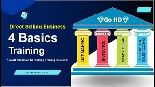 The 4 Pillars of Direct Selling Success | Mohsin Khan Tiens | #Tiens #DirectSelling #MohsinKhan