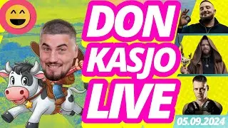 Bannda bez BOXDELA się rozpadnie - DON KASJO LIVE - 05.09.24 - Q&A I Boxdel Wardęga Denis Taazy