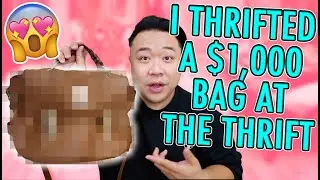 1 THRIFTED A $1,000 BAG AT THE THRIFT!   #HADRIAN THRIFTS | OCGOODWILL