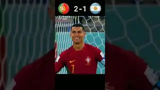 Portugal Vs Argentina  Cristiano vs Messi fifa World Cup 2026 Imaginary Final #short