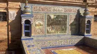 The Regional Tileworks at the Plaza de Espana, Seville