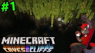 LEARNING MINECRAFT CAVES AND CLIFFS UPDATE! Minecraft 1.18 SMP #1