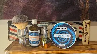English video-A gift from Richard- Van Der Hagen butterfly razor, and Hypnotic Blue from Yaqi