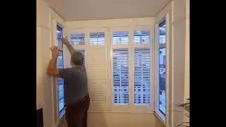 Bespoke Bay Window Shutter Installation Kingston. Affordable Plantation Shutters Kingston. 50% Off.