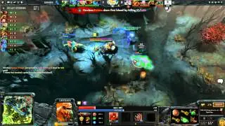 WPC Semi Finals Newbee vs Invictus Gaming Game 2 Courier Fight