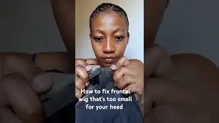 Try this if your wig is too small 💕 #smallwighack #sheinwig #bobwig