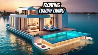 Dubai's Floating Seahorse Villa: Luxury Waterfront Living, Iconic Design, and Innovation. Explore!
