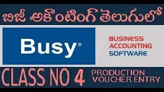 BUSY ACCOUNTING SOFTWARE CLASS NO4