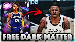 *FREE* DARK MATTER JA MORANT!! HE ONLY TAKES 4 HOURS TO GET IN NBA 2K22 MyTEAM!!