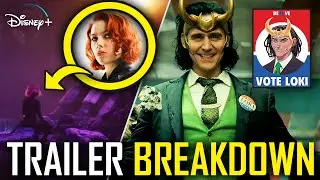LOKI Trailer Breakdown | All Easter Eggs, Hidden Details, Things You Missed, Black Widow & X-Men