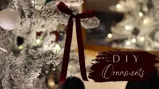 CHRISTMAS DECOR 2025 | ORNAMENT DUPES | DIY BOWS