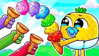 Baby Wants Ice Cream Scooping | Sibling Baby Care | Sharing is Caring by YUM YUM - Funny Kids Songs