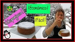 BIZCOCHUELO Nevado!!!❄|Económico, Fácil, Rápido y Esponjoso😱| Delicias Express by Carla.