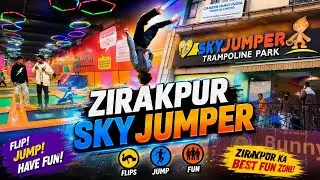 Sky jumper trampoline park Zirakpur📍||oxford Street ||@anshulfliper #skyjumper #youtubevideos #like
