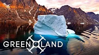 Aerial View of 𝗚𝗥𝗘𝗘𝗟𝗔𝗡𝗗 🇬🇱 Immense Glaciers | Drone View | Dr Drone
