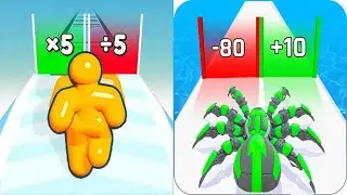 Tall Man Run VS Anti Spider Run Counter Attack - All Levels Gameplay Android iOS Ep1