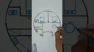 Circle  house design ideas | 2 bedrooms  amazing  home design | #sorts #house