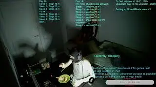 (2h sleep per day)(Uberman)[Day 19/30]Polyphasic sleep transition(24 h stream everyday) Part 3