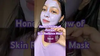 Foxtale Skin Radiance Mask Honest Review #foxtale #facemask #honestreview #skincare #skinradiance