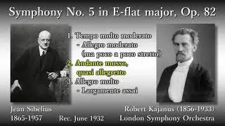 Sibelius: Symphony No. 5, Kajanus & LSO (1932) シベリウス 交響曲第5番 カヤヌス