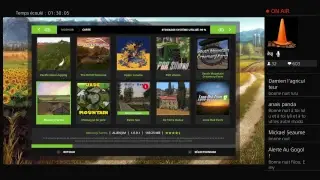 Fs17 ps4 carri&egrave;re suivie non tchiter mod saison
