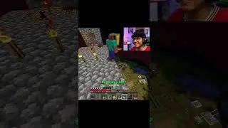 Triggered insaan Minecraft Dumb moment 😂 #shorts #triggeredinsaan #minecraft