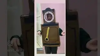 Fancy dress theme best out of waste clock 🕰️